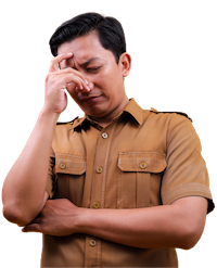 Calon ASN sedang belajar tryout CPNS — persiapan ujian seleksi ASN Indonesia